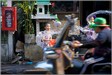 20180411_LGP4700 Young kids celebrating Songkran outside family business - Chiang Mai, Thailand